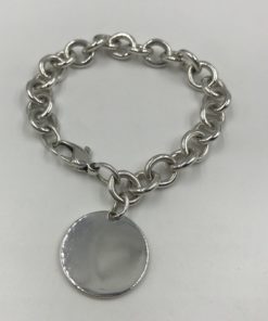 Tiffany & Co. 925 Round Tag Bracelet
