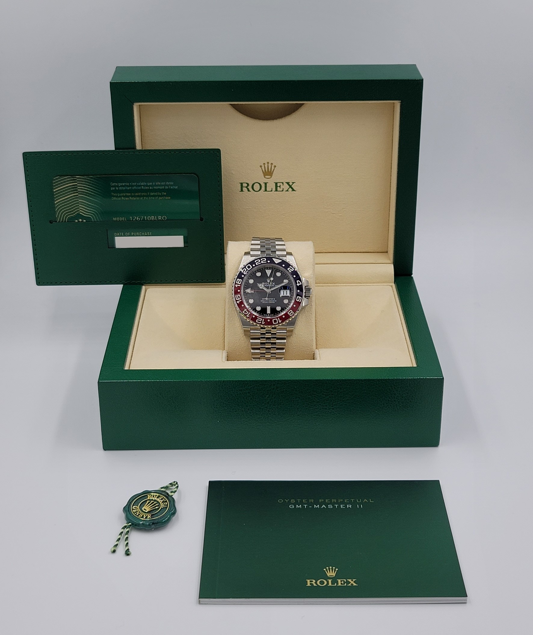 Triumferende blandt Eventyrer Rolex Gmt Master II 40mm “PEPSI” Ref.126710BLRO Oystersteel With Jubilee  Band - Lxy Boutique